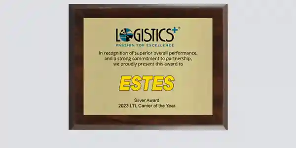 Logistics Plus Recognizes Estes For Six Years Running