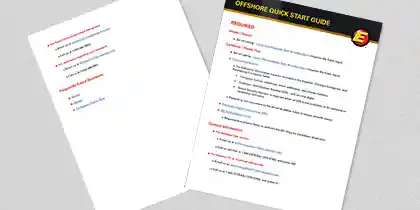 Offshore Quick Start Guide